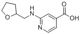 2-[(四氢-2-呋喃基甲基)氨基]-异烟酸分子结构 (CAS 1019452-63-1)