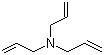 三烯丙基胺分子结构 (CAS 102-70-5)