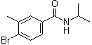 4-溴-3-甲基-N-异丙基苯甲酰胺分子结构 (CAS 1020252-77-0)