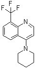 4-(1-哌啶基)-8-(三氟甲基)喹啉分子结构 (CAS 1020252-84-9)