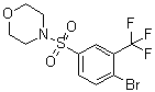 4-[[4-Bromo-3-(trifluoromethyl)phenyl]sulfonyl]morpholine molecular structure (CAS 1020253-04-6)