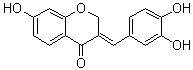 3-[(3,4-二羟基苯基)亚甲基]-2,3-二氢-7-羟基-4H-1-苯并吡喃-4-酮分子结构 (CAS 102067-84-5)