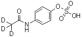 N-[4-(磺基氧基)苯基]乙酰胺-2,2,2-d<sub>3</sub>分子结构 (CAS 1020718-78-8)