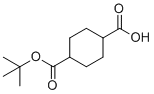 4-[(叔-丁氧基)羰基]环己烷-1-羧酸分子结构 (CAS 1021273-74-4)