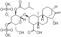 苍术苷二钾盐分子结构 (CAS 102130-43-8)