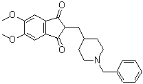5,6-二甲氧基-2-[[1-(苯基甲基)-4-哌啶基]甲基]-1H-茚-1,3(2H)-二酮分子结构 (CAS 1023500-88-0)