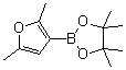 2,5-二甲基呋喃-3-硼酸频哪醇酯分子结构 (CAS 1025718-96-0)