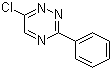6-氯-3-苯基-1,2,4-三嗪分子结构 (CAS 1025914-50-4)