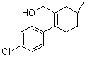 [2-(4-氯苯基)-5,5-二甲基环己-1-烯基]甲醇分子结构 (CAS 1027345-21-6)