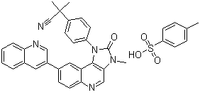 BEZ235 对甲苯磺酸盐分子结构 (CAS 1028385-32-1)