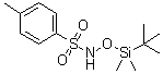 N-[[(叔丁基)二甲基硅烷基]氧基]-4-甲基苯磺酰胺分子结构 (CAS 1028432-04-3)