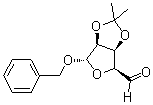 (5S)-苯基甲基 3,4-O-(1-甲基亚乙基)-D-阿拉伯-5,2-呋喃戊二醛糖苷分子结构 (CAS 102854-75-1)