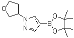 1-(3-四氢呋喃基)-1H-吡唑-4-硼酸频哪醇酯分子结构 (CAS 1029715-63-6)