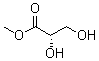 (+)-甘油酸甲酯分子结构 (CAS 10303-88-5)