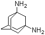 1,3-金刚烷二胺分子结构 (CAS 10303-95-4)