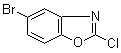 5-溴-2-氯-1,3-苯并恶唑分子结构 (CAS 1030377-54-8)