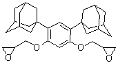 4,6-二(1-金刚烷基)-1,3-二缩水甘油基氧基苯分子结构 (CAS 1030386-18-5)