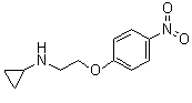 N-[2-(4-硝基苯氧基)乙基]环丙胺分子结构 (CAS 1033201-53-4)
