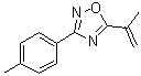 5-(1-甲基乙烯基)-3-(4-甲基苯基)-1,2,4-恶二唑分子结构 (CAS 1033201-98-7)
