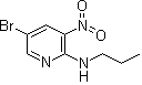5-溴-3-硝基-N-丙基-2-吡啶胺分子结构 (CAS 1033202-50-4)