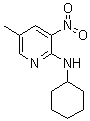 N-环己基-5-甲基-3-硝基-2-吡啶胺分子结构 (CAS 1033202-68-4)