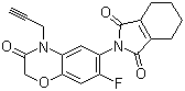 丙炔氟草胺分子结构 (CAS 103361-09-7)