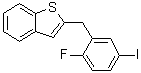2-[(2-氟-5-碘苯基)甲基]苯并[b]噻吩分子结构 (CAS 1034305-31-1)