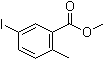 2-甲基-5-碘苯甲酸甲酯分子结构 (CAS 103440-54-6)