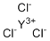 氯化钇分子结构 (CAS 10361-92-9)