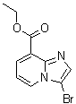 3-溴咪唑并[1,2-a]吡啶-8-羧酸乙酯分子结构 (CAS 1038391-10-4)