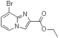 8-溴咪唑并[1,2-a]吡啶-2-羧酸乙酯分子结构 (CAS 1038393-19-9)