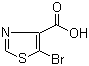 5-溴噻唑-4-羧酸分子结构 (CAS 103878-58-6)