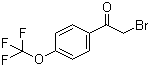 2-溴-4'-(三氟甲氧基)苯乙酮分子结构 (CAS 103962-10-3)