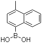4-甲基-1-萘硼酸分子结构 (CAS 103986-53-4)