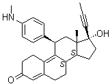 Desmethylmifepristone molecular structure (CAS 104004-96-8)
