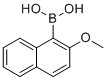 (2-甲氧基萘-1-基)硼酸分子结构 (CAS 104116-17-8)