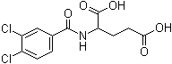 N-(3,4-Dichlorobenzoyl)-DL-glutamic acid molecular structure (CAS 104252-58-6)