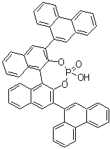 (11bS)-4-Hydroxy-2,6-di-9-phenanthrenyl-dinaphtho[2,1-d:1',2'-f][1,3,2]dioxaphosphepin 4-oxide molecular structure (CAS 1043567-32-3)
