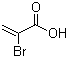 2-溴丙烯酸分子结构 (CAS 10443-65-9)