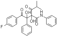 5,6-Dideoxy-1-C-(4-fluorophenyl)-5-methyl-2-C-phenyl-3-C-[(phenylamino)carbonyl]-hexos-4-ulose molecular structure (CAS 1046118-44-8)