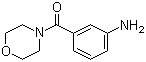 3-(吗啉-4-基羰基)苯胺分子结构 (CAS 104775-65-7)