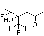 5,5,5-三氟-4-羟基-4-(三氟甲基)-2-戊酮分子结构 (CAS 10487-10-2)