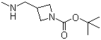 3-[(Methylamino)methyl]azetidine-1-carboxylic acid tert-butyl ester molecular structure (CAS 1049730-81-5)