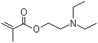 甲基丙烯酸二乙氨基乙酯分子结构 (CAS 105-16-8)