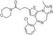 阿帕泛分子结构 (CAS 105219-56-5)