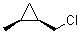 cis-1-(Chloromethyl)-2-methylcyclopropane molecular structure (CAS 10524-04-6)