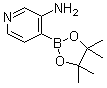 3-氨基吡啶-4-硼酸频哪醇酯分子结构 (CAS 1052714-68-7)
