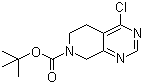 4-Chloro-5,8-dihydro-pyrido[3,4-d]pyrimidine-7(6H)-carboxylic acid tert-butyl ester molecular structure (CAS 1053656-57-7)