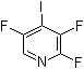 2,3,5-三氟-4-碘吡啶分子结构 (CAS 1057393-65-3)