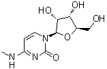 N4-甲基胞苷分子结构 (CAS 10578-79-7)